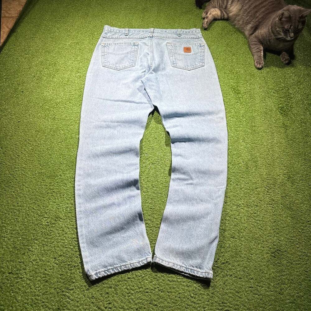 Carhartt B18-STW Traditional Fit Light Wash Denim Jeans 36x34
